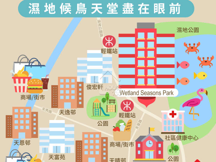 Wetland Seasons Park 附近環境 - House730