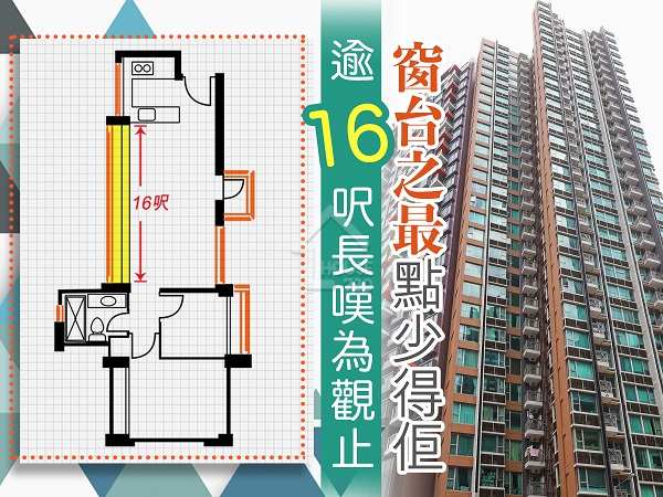 市道行情-窗台之最點少得佢 逾16呎長嘆為觀止-House730