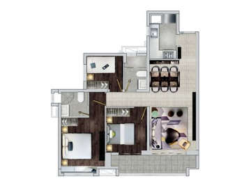 綠地越秀海玥 B戶型 - House730