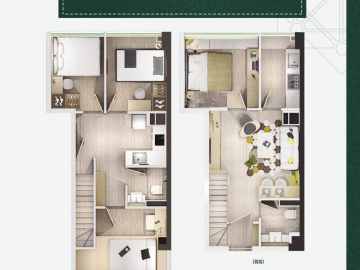 綠地越秀海玥 50平方叁房 - House730