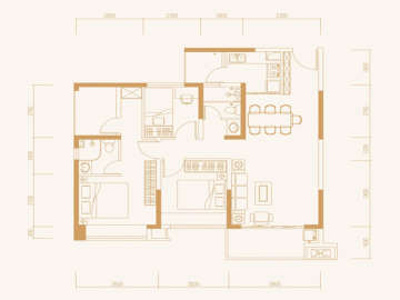 大族雲峰二期 D座二單元05戶型 - House730
