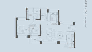 華僑城新天鵝堡叁期 01戶型 - House730