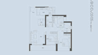 華僑城新天鵝堡叁期 03/05戶型 - House730