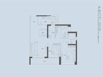 華僑城新天鵝堡叁期 03/05戶型 - House730