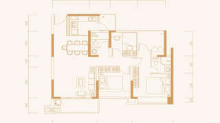 大族雲峰二期 D座二單元06戶型 - House730