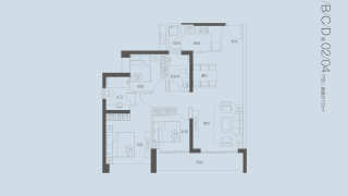 華僑城新天鵝堡叁期 02/04戶型 - House730