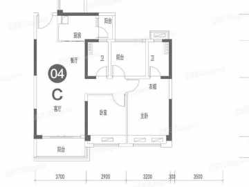碧桂園鳳凰灣（住宅） 晴瀾21-28座03/04戶型 - House730