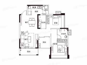 觀景豪園 13座04戶型 - House730