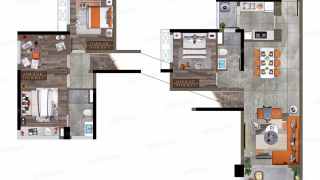 陽光城·佛山半島 115方奇數層戶型 - House730