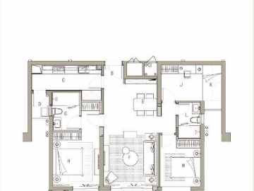 天越公馆(世茂天越) 130平方叁房 - House730