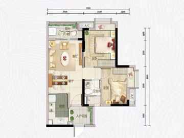 北部萬科城 A戶型 - House730