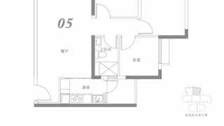 合生中央城 94平方叁房 - House730