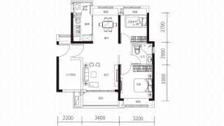 華發四季 8棟02房 77㎡ 2+1房 - House730