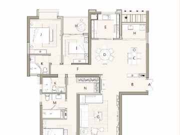 天越公馆(世茂天越) 160平方叁房 - House730