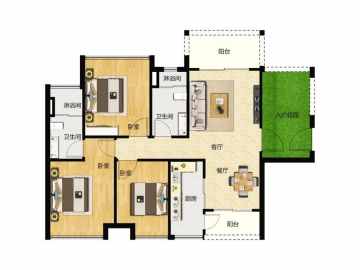 南沙灣御苑 03戶型(21棟,22棟) - House730