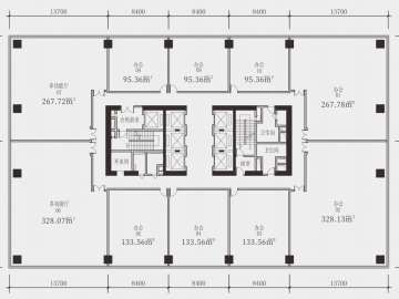 萬科星宸大廈 95-1878㎡辦公高區 - House730