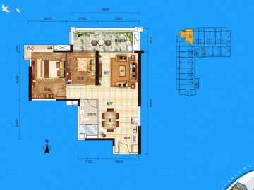 富力灣 兩房 - House730