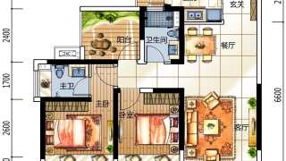 龍光·玖龍山 A戶型（可改叁房） - House730