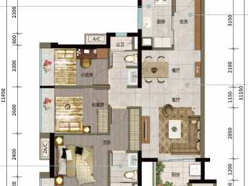 萬科中交金楓花園 B戶型 - House730