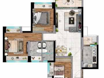 星河榮域 2棟1單元100㎡ - House730