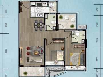 偉業蘭廷灣 1棟91㎡戶型 - House730