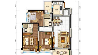 碧桂園太東天樾灣 A戶型 - House730