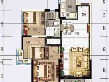 碧桂園深薈城 93㎡戶型 - House730