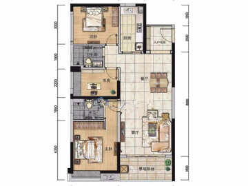 懷德峰景 叁房兩廳兩衛 - House730