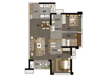 萬科廣場天譽 04戶型 - House730