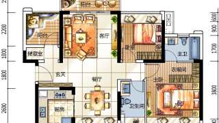 龍光·玖龍山 C戶型（可改叁房） - House730