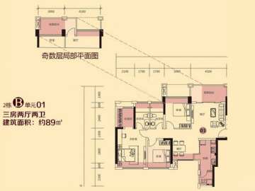 佳兆業悅峰花園 2棟B單元01 - House730