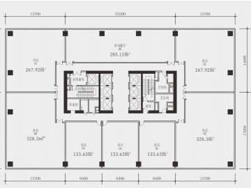 萬科星宸大廈 95-1878㎡辦公中區 - House730