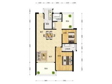 十月花花園 92平方米戶型 - House730