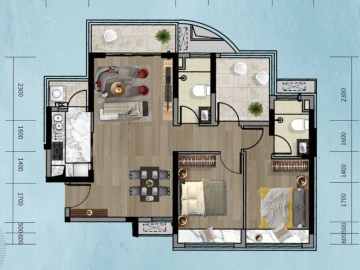 偉業蘭廷灣 2棟91㎡戶型 - House730