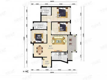 中海天鑽 3室2廳2衛 - House730