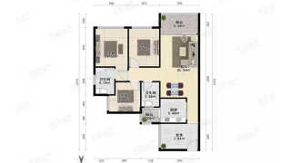 中海天鑽 3室2廳2衛 - House730