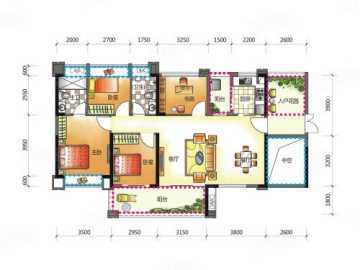 T PARK時尚公園 135㎡戶型 - House730