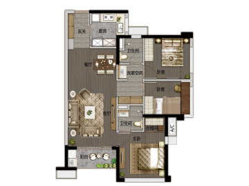 萬科廣場天譽 03戶型 - House730