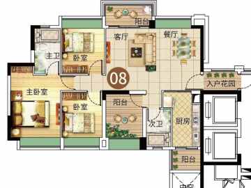 宏宇·景裕豪園 15座08戶型 - House730