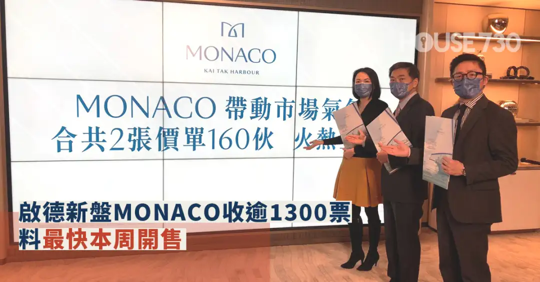 本地-啟德新盤MONACO收逾1300票 料最快本周開售-House730