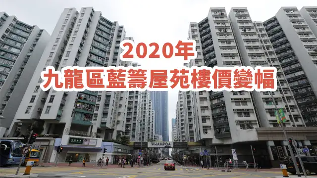 市道行情-2020年九龙主要蓝筹屋苑楼价变幅-House730