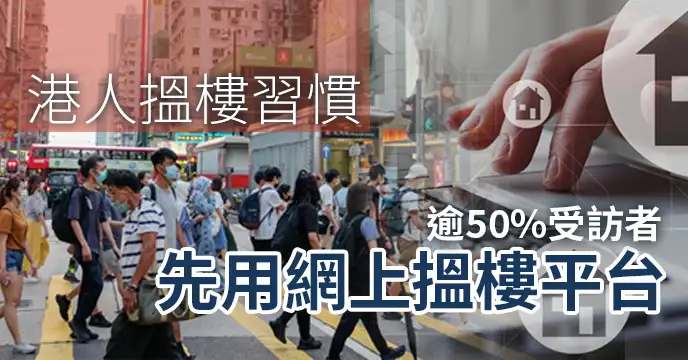 市道行情-港人搵樓習慣調查  發現逾50%受訪者搵樓時擬先用網上搵樓平台-House730