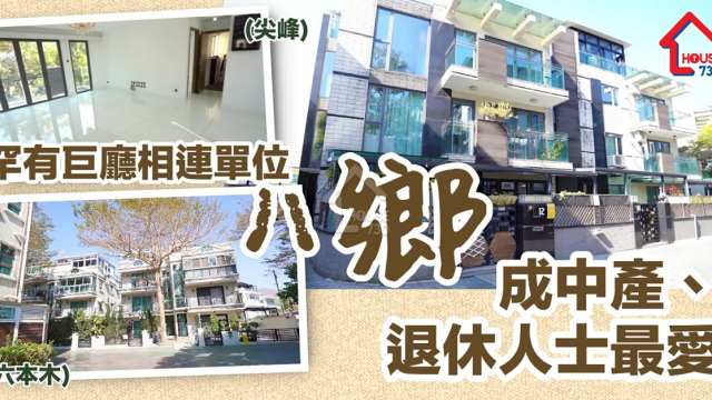 樓市遍區-罕有巨廳相連單位 八鄉成中產、退休人士最愛-House730