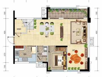 雅居樂民森迪茵湖小鎮 155複試戶型 - House730