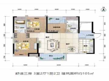 荔園新天地 105方戶型 - House730