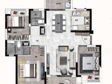 中山古鎮雅居樂花園 6棟B戶型 - House730