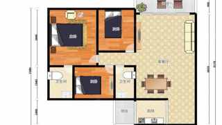 優越香格裏 3室2厅2卫 - House730