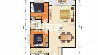 芳鄰雅居 2室2厅1卫 - House730