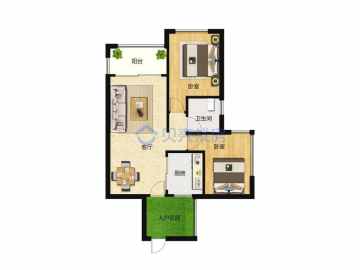 雅居樂御龍山 2室2厅1卫 - House730