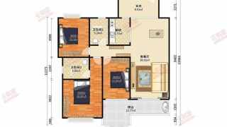 天明豪庭 3室2厅2卫 - House730